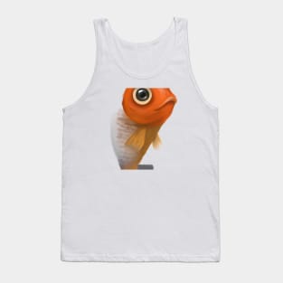 Cute Perch Drawing Tank Top